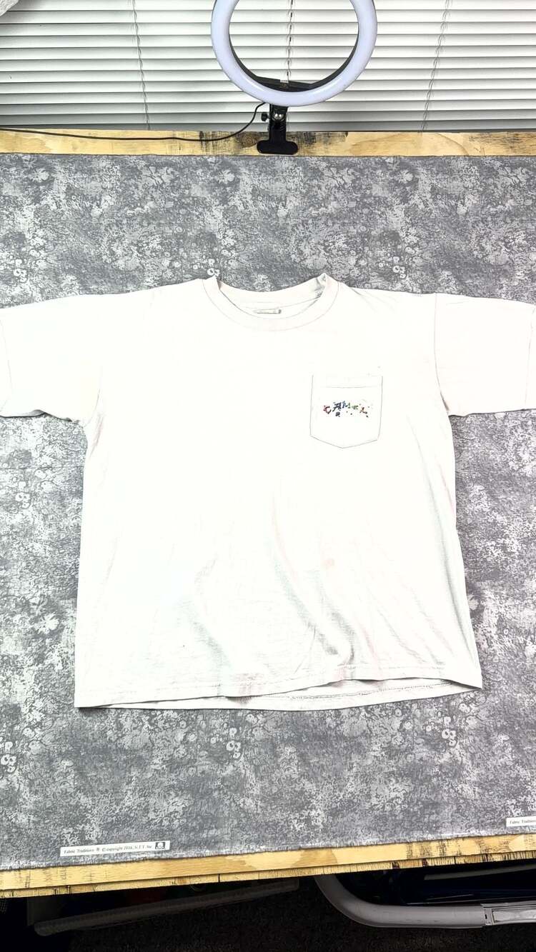 Vintage 96’ Joe Camel Rainbow Graphic Pocket Mens Shirt Size XL Made in USA